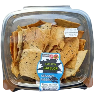 Tortitas saladas de Alicante(SÉSAMO NEGRO)